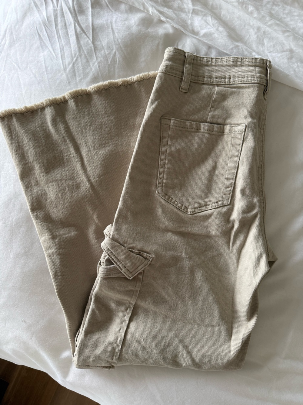 Dex Women's Cargo Pants in Light Taupe
